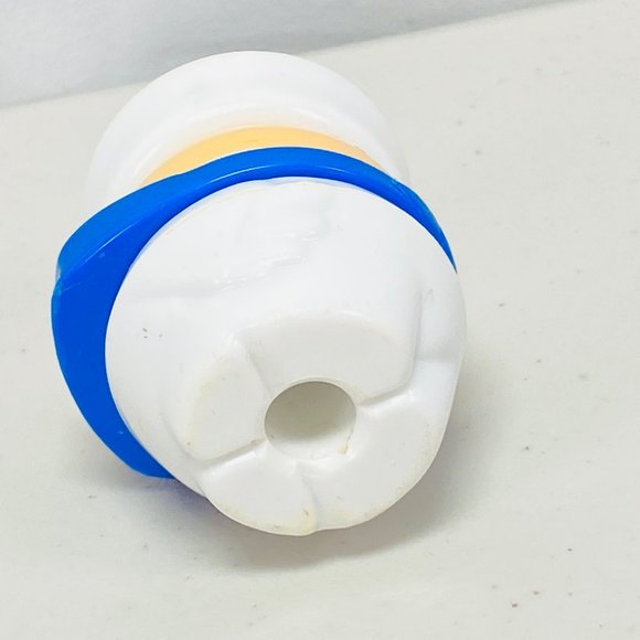 Vintage Toddle Tots Little Tikes Navy Sailor Figure Toy With Blue Raft - Picture 10 of 10